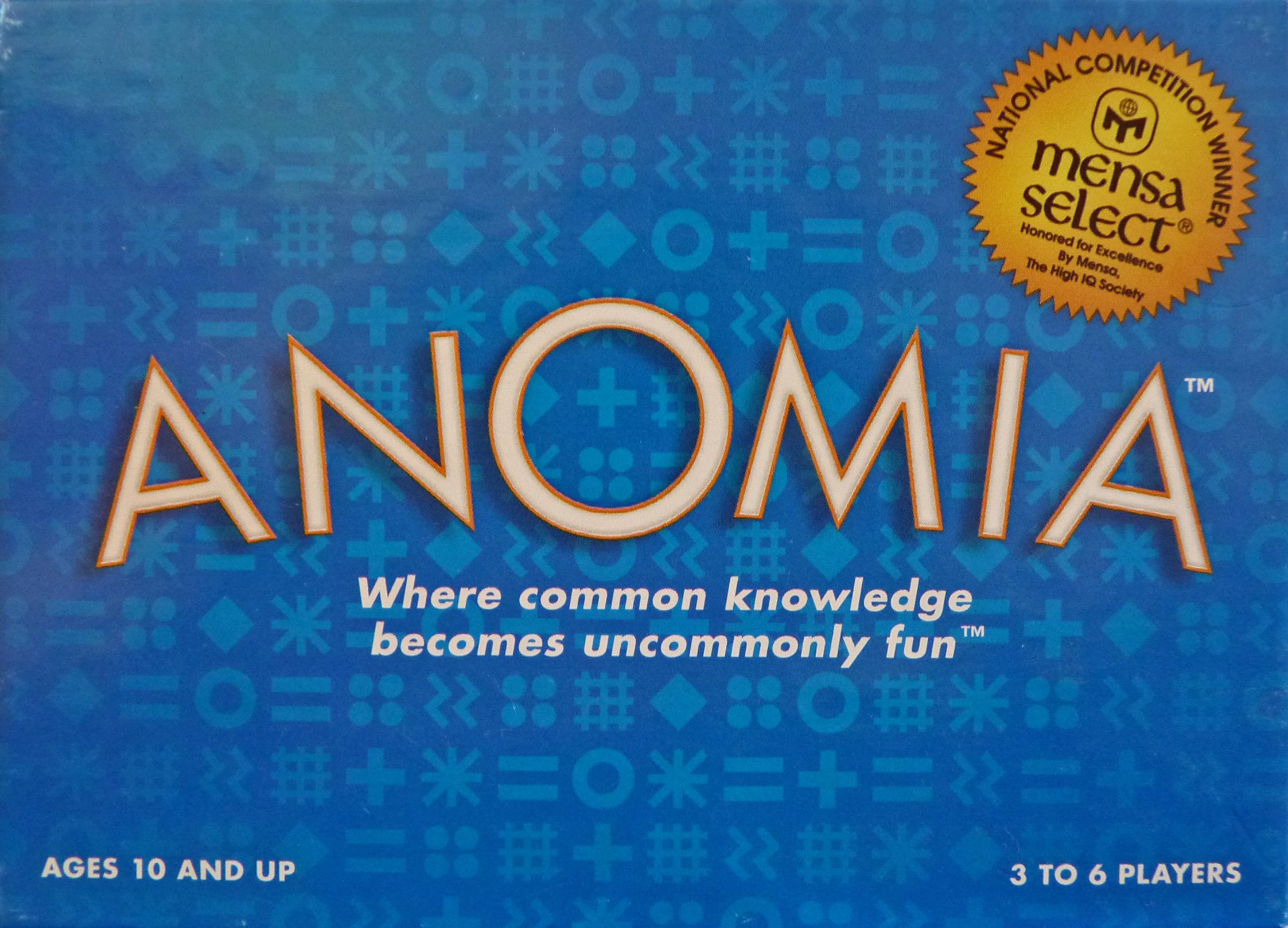 Couverture de Anomia