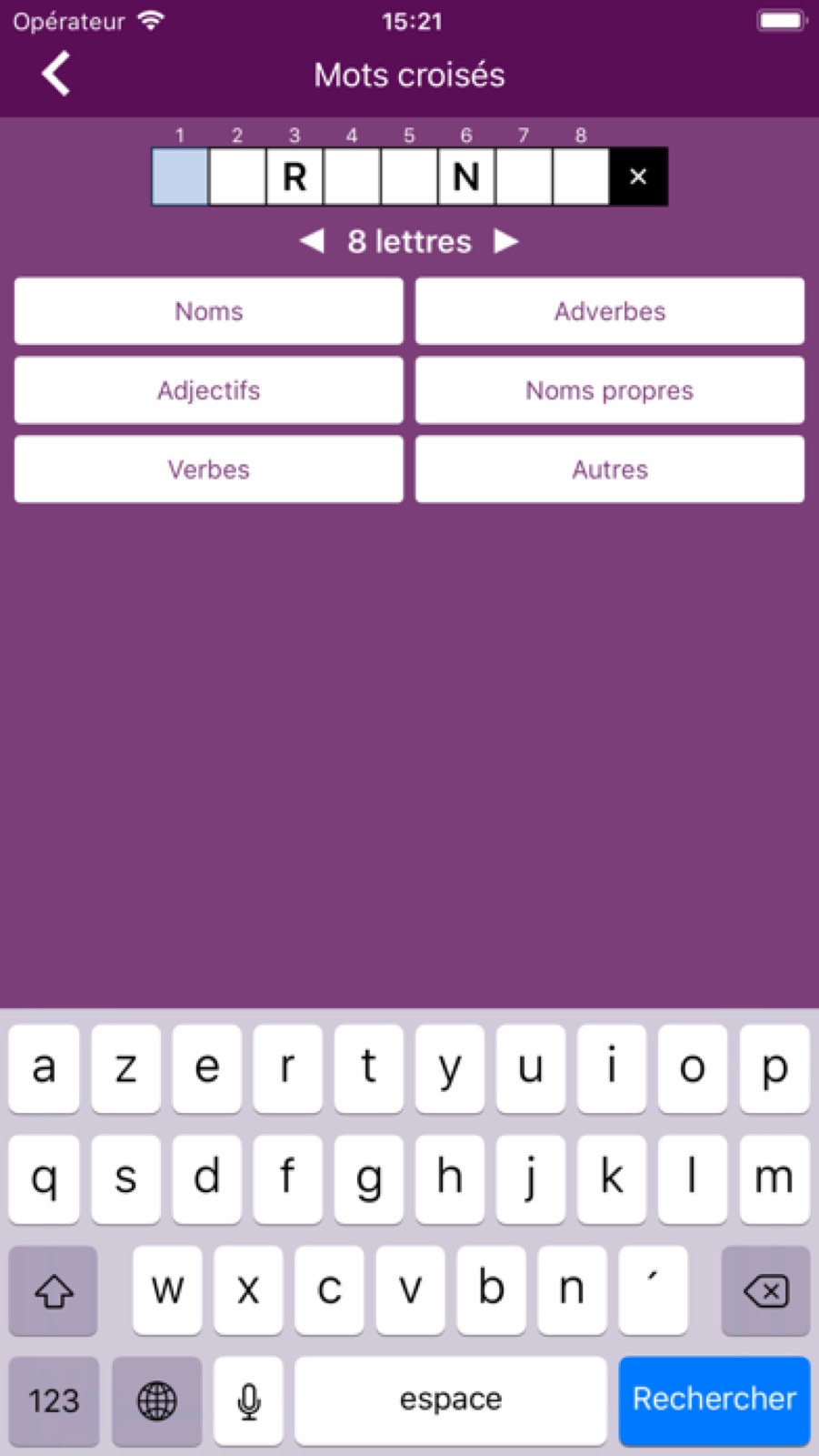 Capture d'écran 2 de Assistant de jeux de lettres