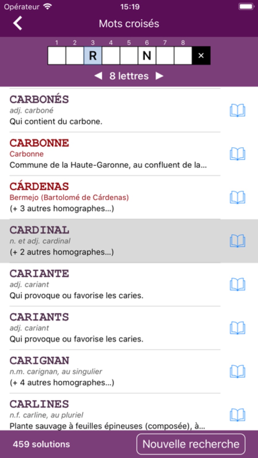 Capture d'écran 3 de Assistant de jeux de lettres