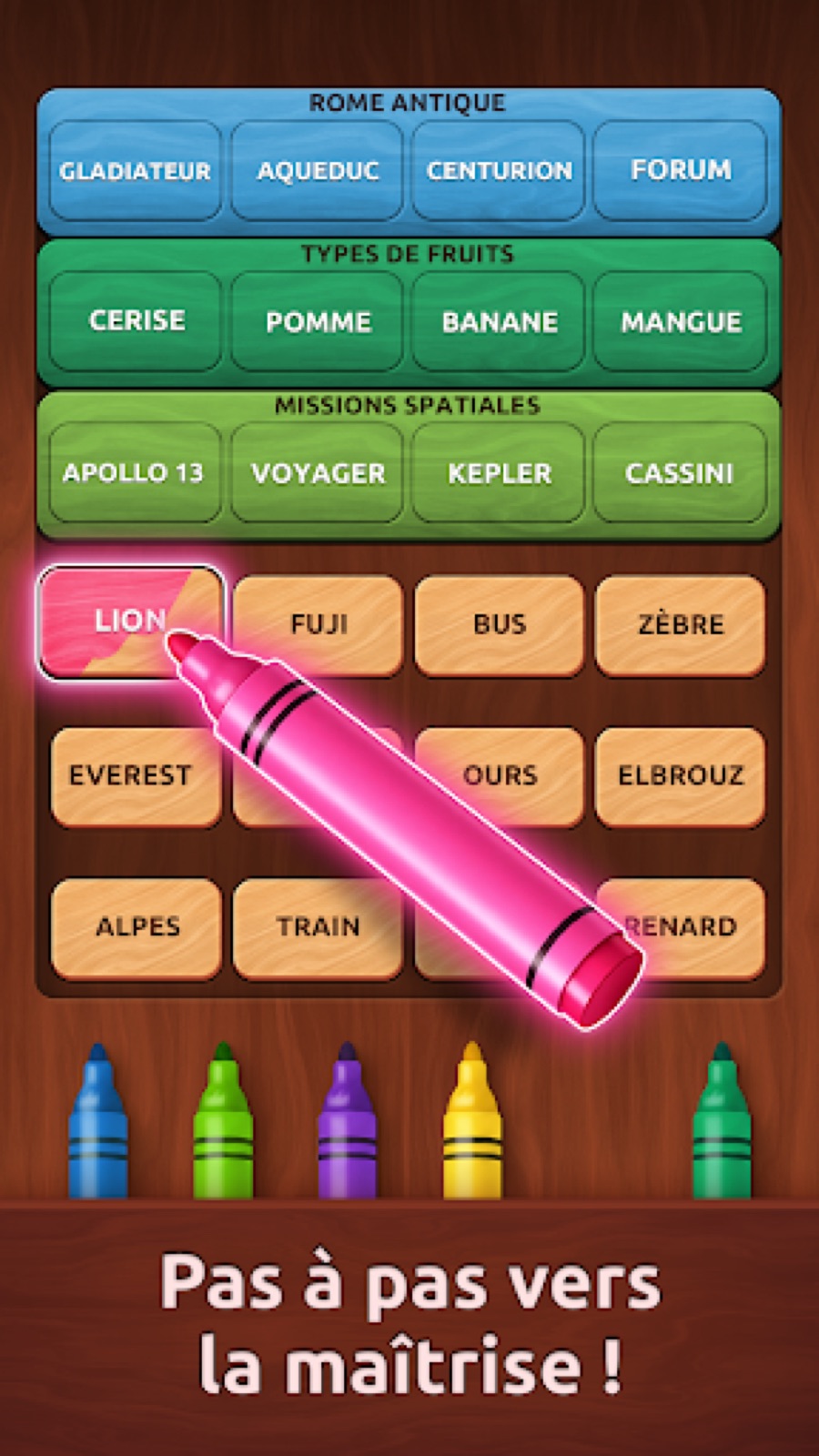 Capture d'écran 3 de Associations - Colorwood Jeu