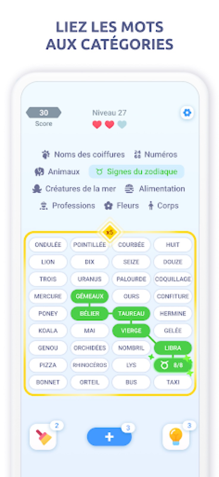 Capture d'écran 3 de Associations: Jeux de Mots