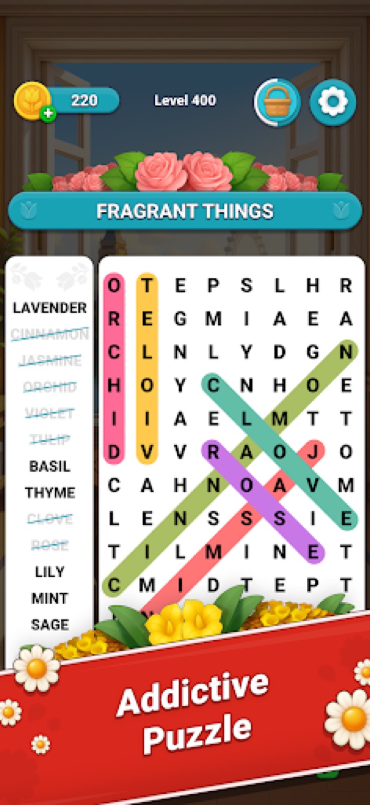 Capture d'écran 2 de Blossom Word Search