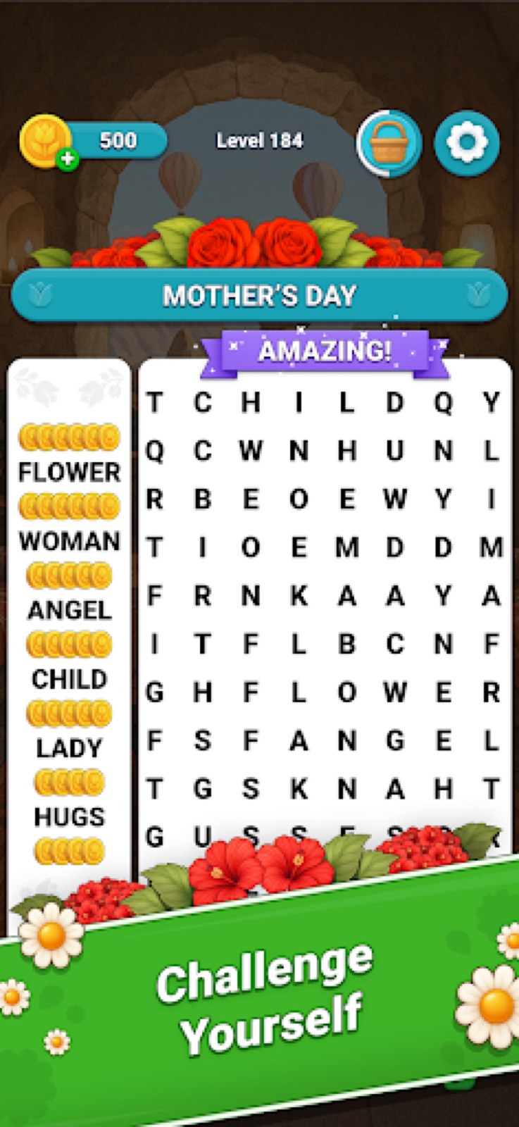 Capture d'écran 4 de Blossom Word Search
