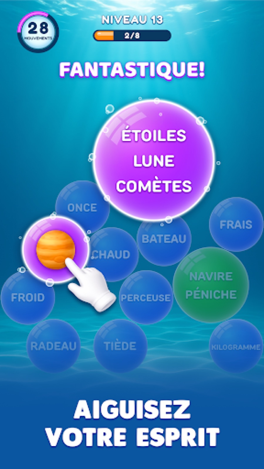 Capture d'écran 2 de Bubble Word Jam