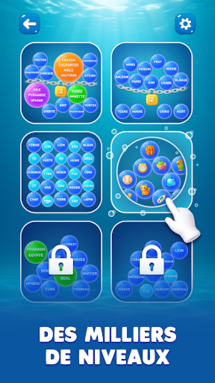 Capture d'écran 3 de Bubble Word Jam