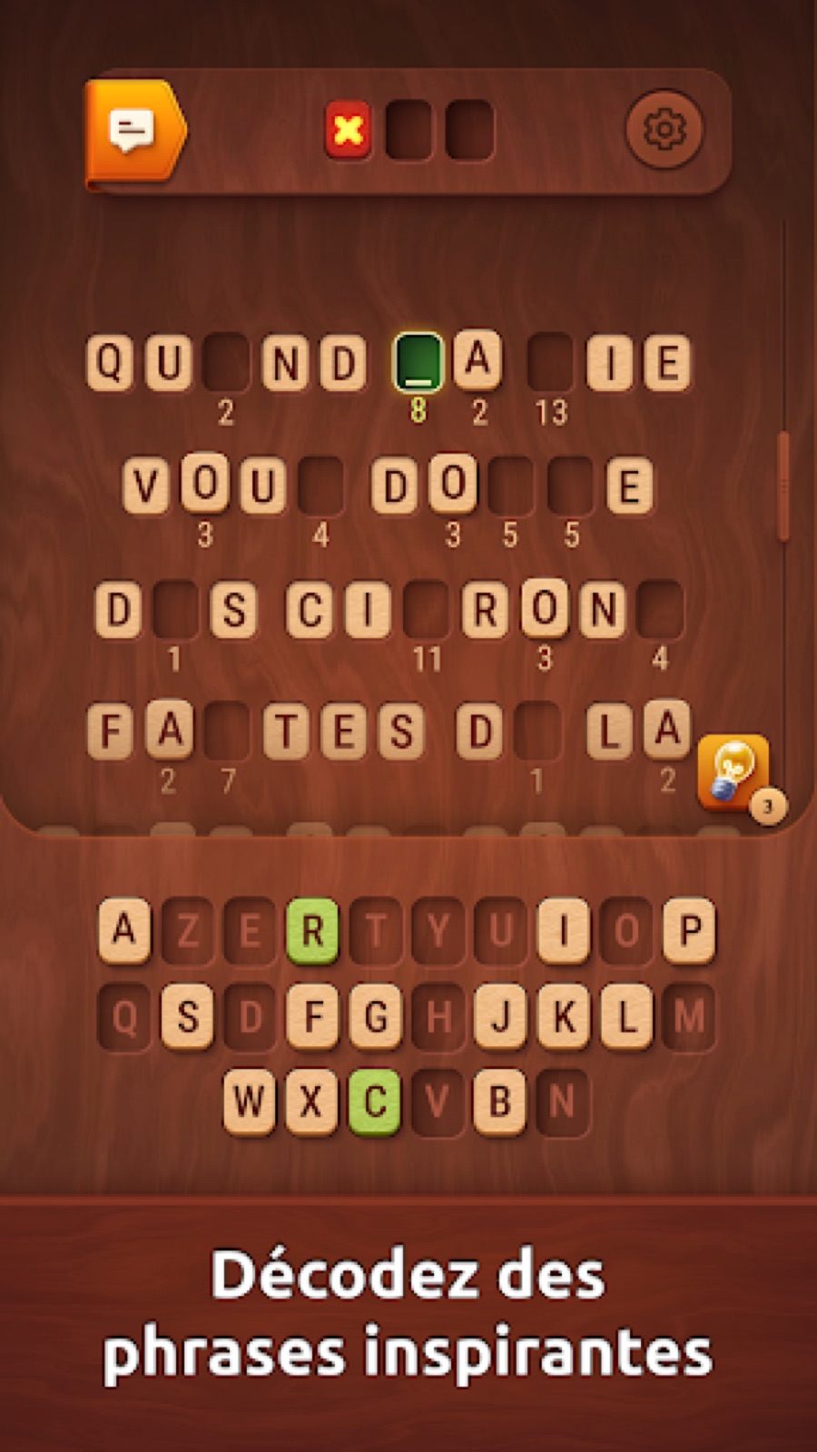 Capture d'écran 3 de Colorwood Words – Jeu de Mots