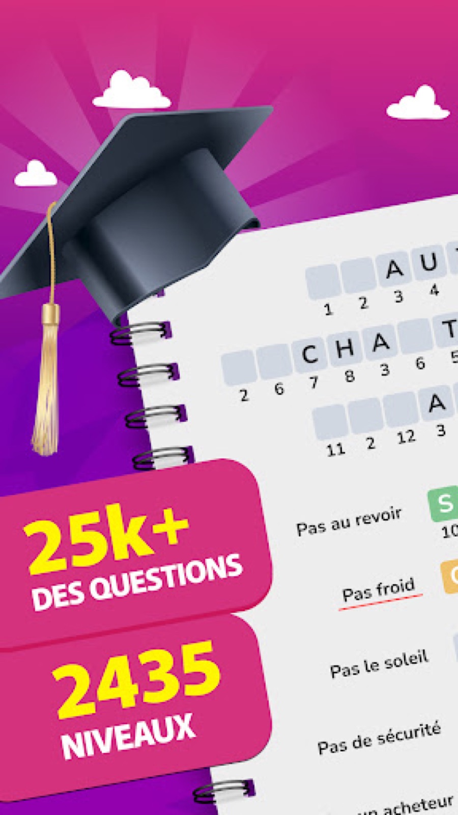 Couverture de Crostic－Devinez les Mots Mélés