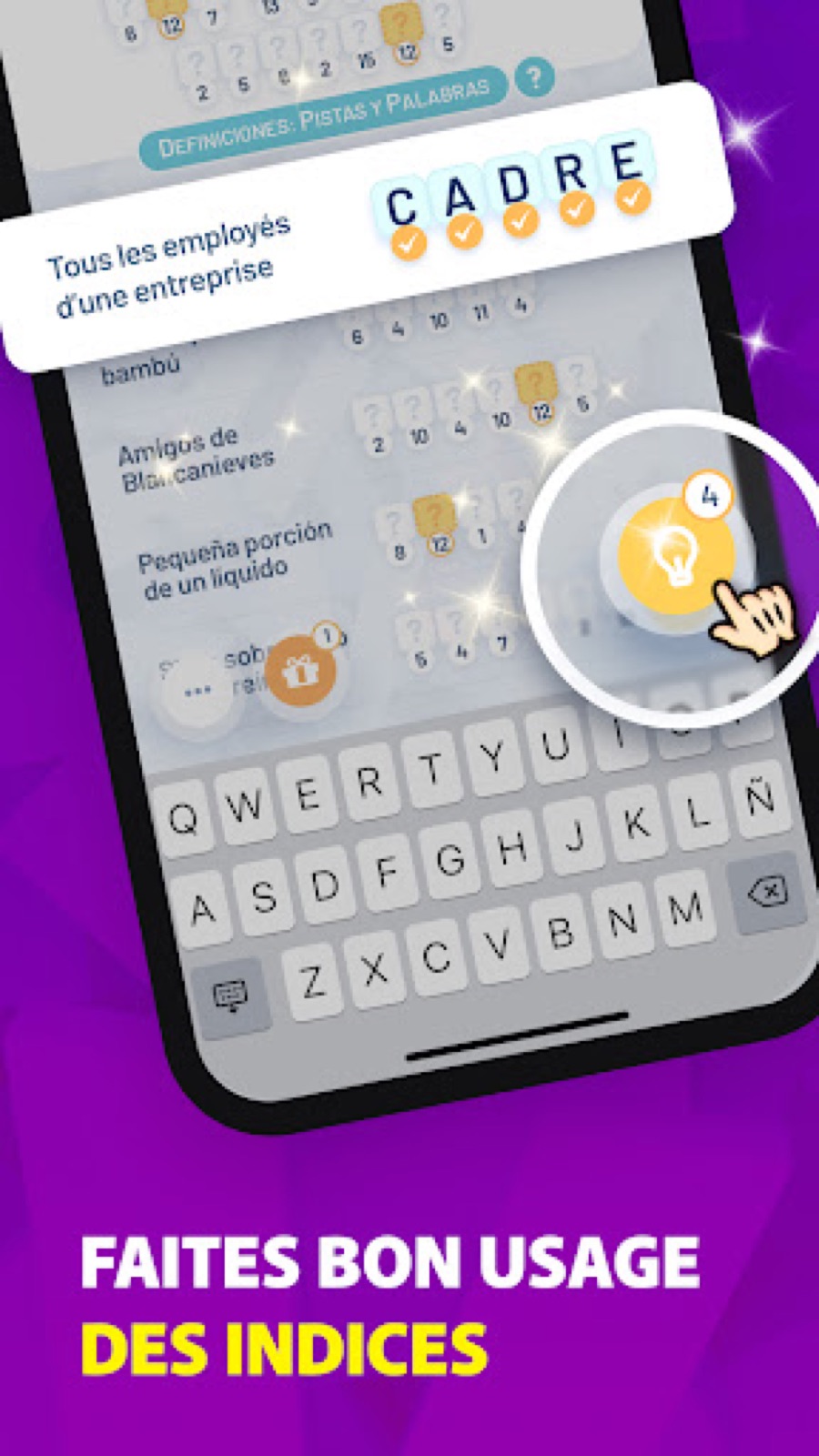 Capture d'écran 4 de Crostic－Devinez les Mots Mélés