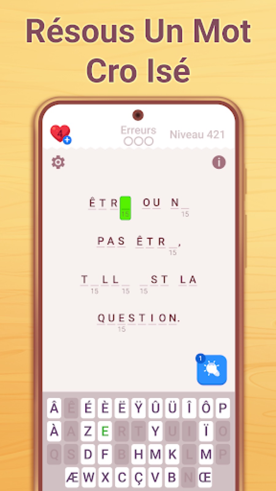 Capture d'écran 2 de Cryptogram: Puzzle mots mêlés