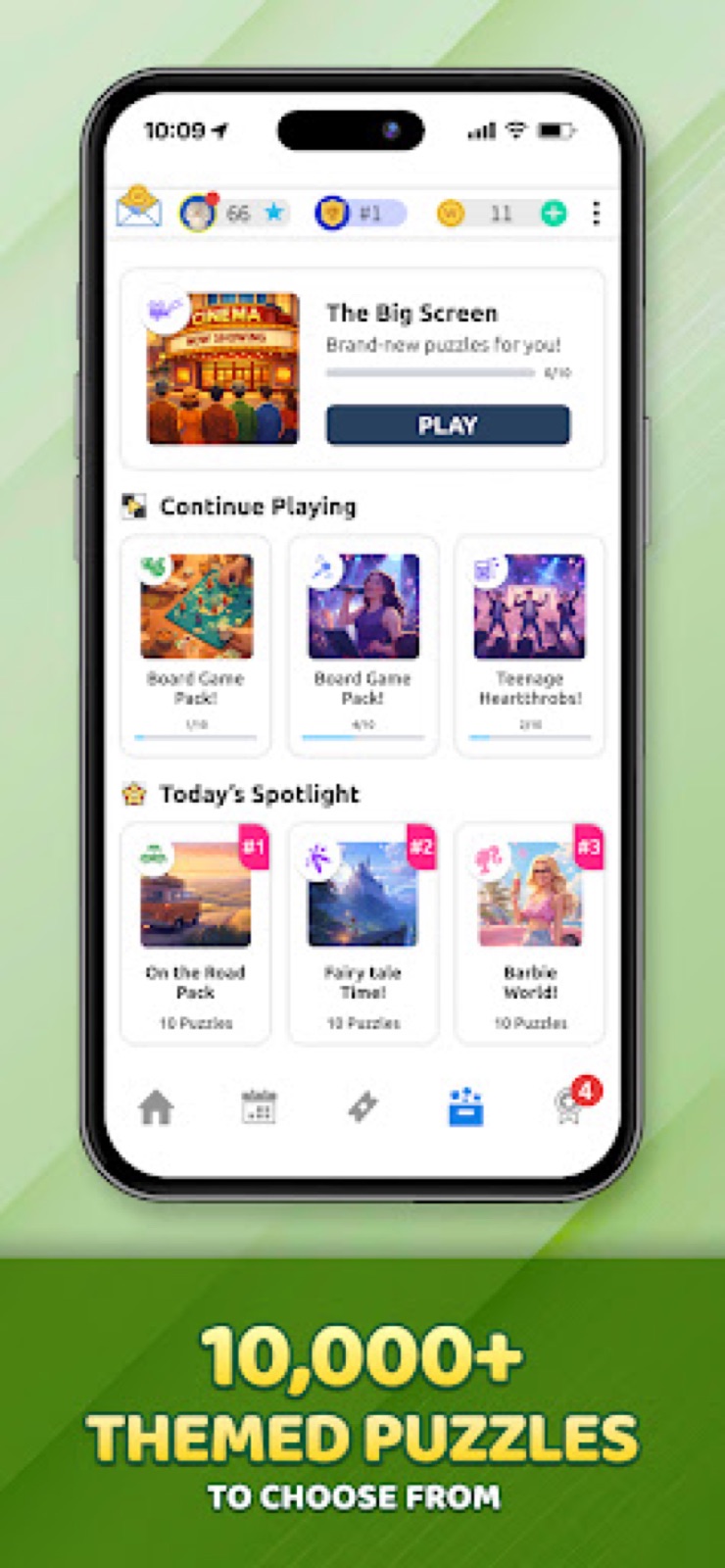 Capture d'écran 2 de Daily Themed Crossword Puzzles
