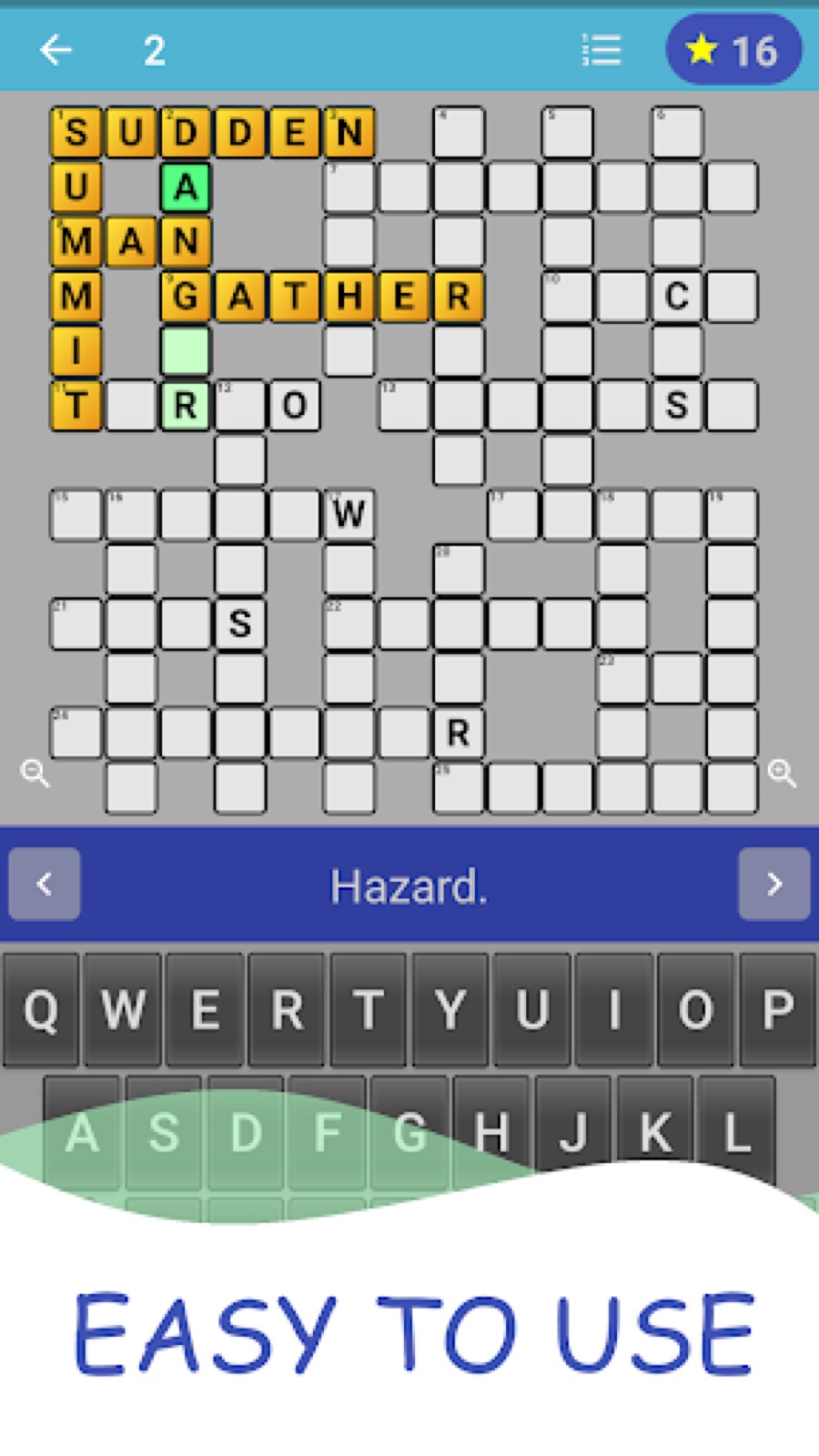 Capture d'écran 2 de English Crossword Puzzle