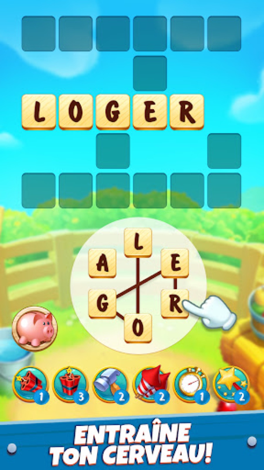 Couverture de Ferme de bois : jeu de mots