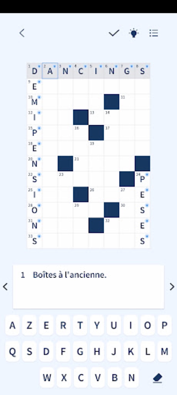 Capture d'écran 3 de Figaro Jeux : Jeu mots fleches