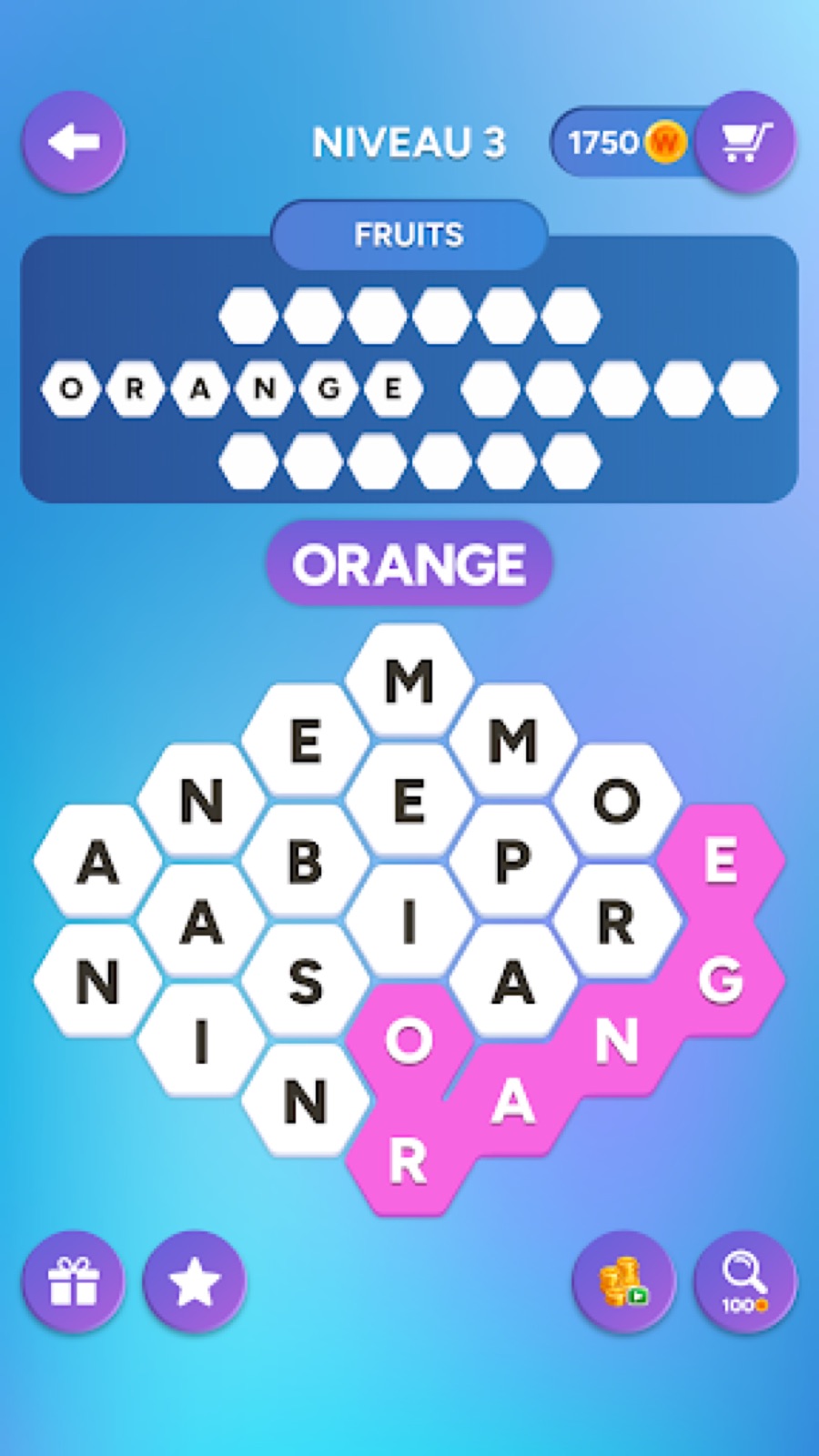 Couverture de Hexa Word : Mots Mêlés