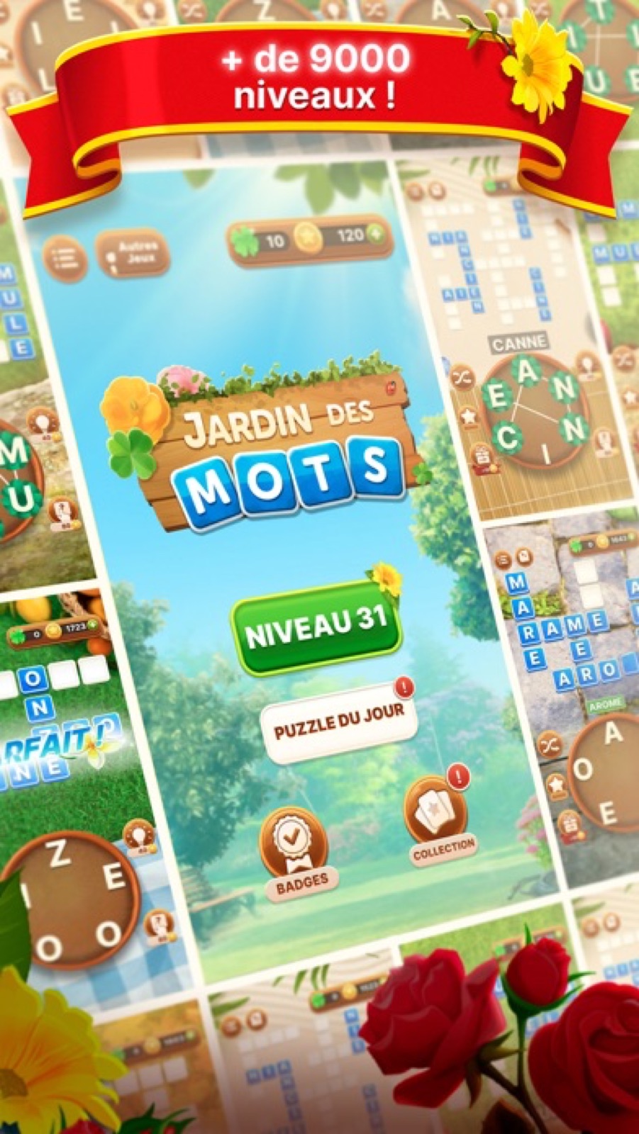 Capture d'écran 3 de Jardin des Mots:Jeu de lettres