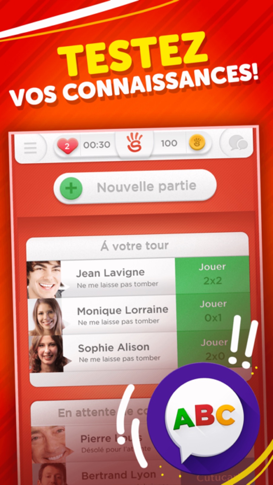 Capture d'écran 2 de Jeu du Bac! - Jeu de Mots