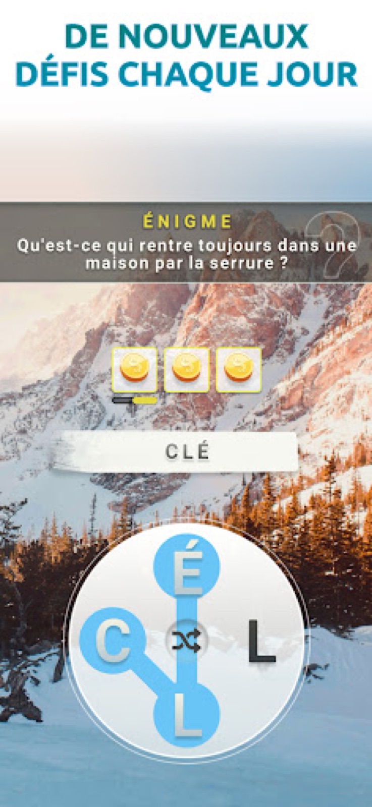 Capture d'écran 3 de Jeu de Mots Croisés: Français