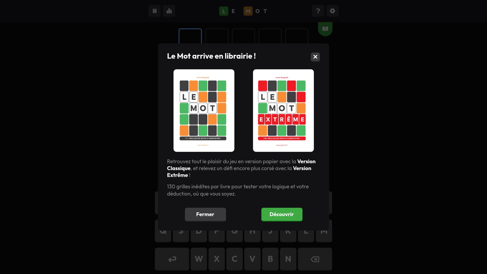 Couverture de Le Mot