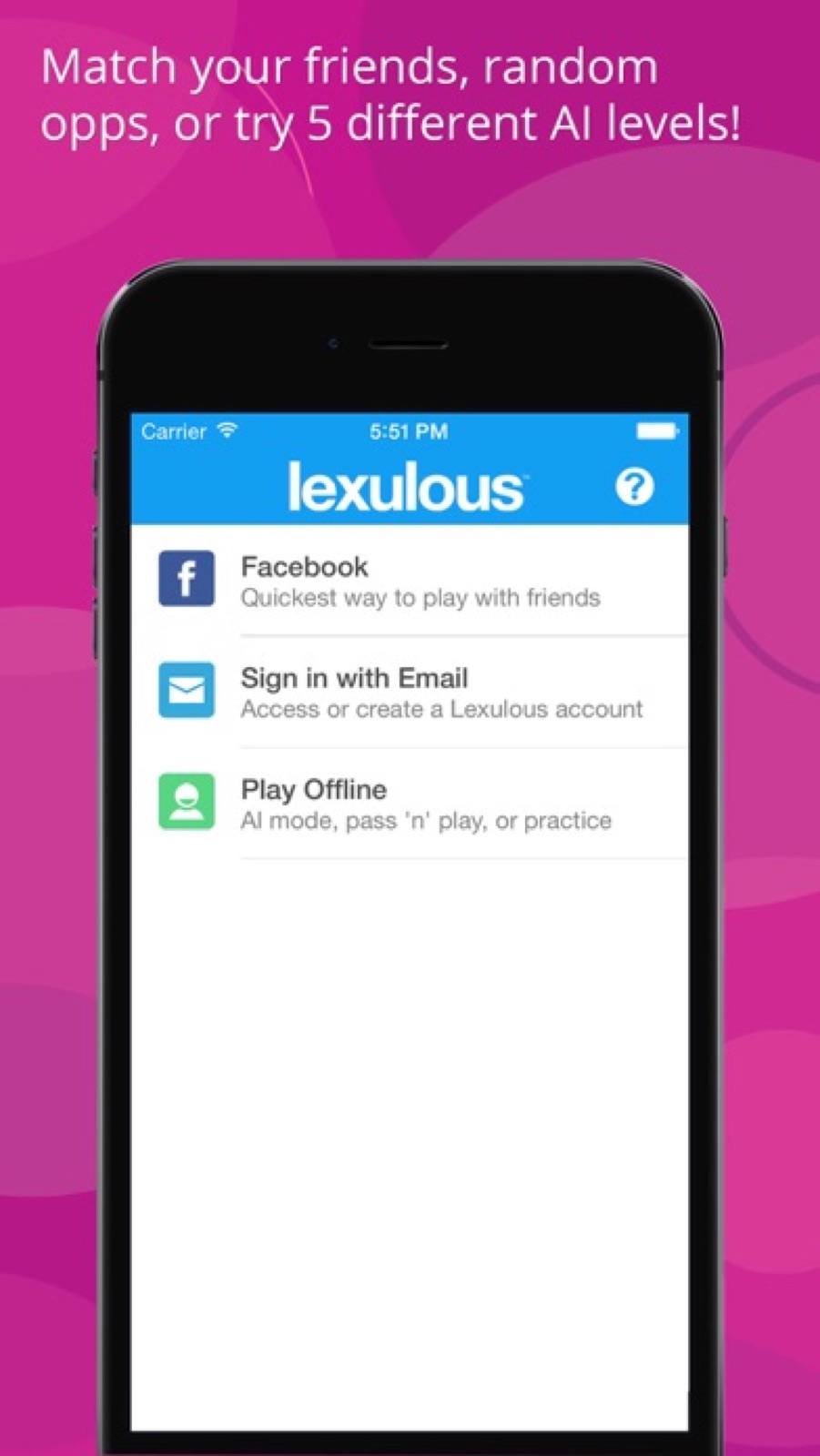 Capture d'écran 3 de Lexulous Word Game