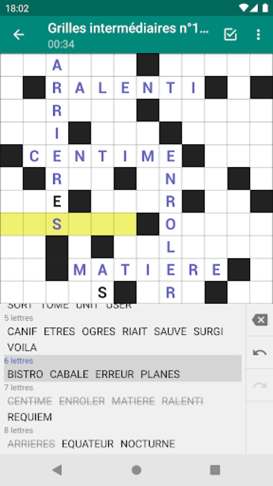 Capture d'écran 2 de Mots Casés - Français