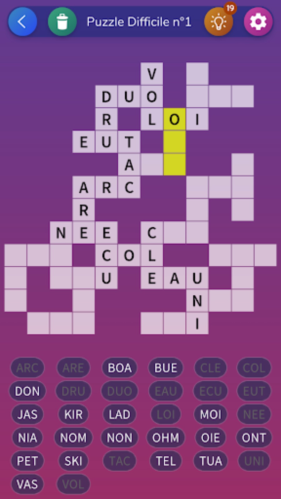 Capture d'écran 3 de Mots Casés: Grilles illimitées