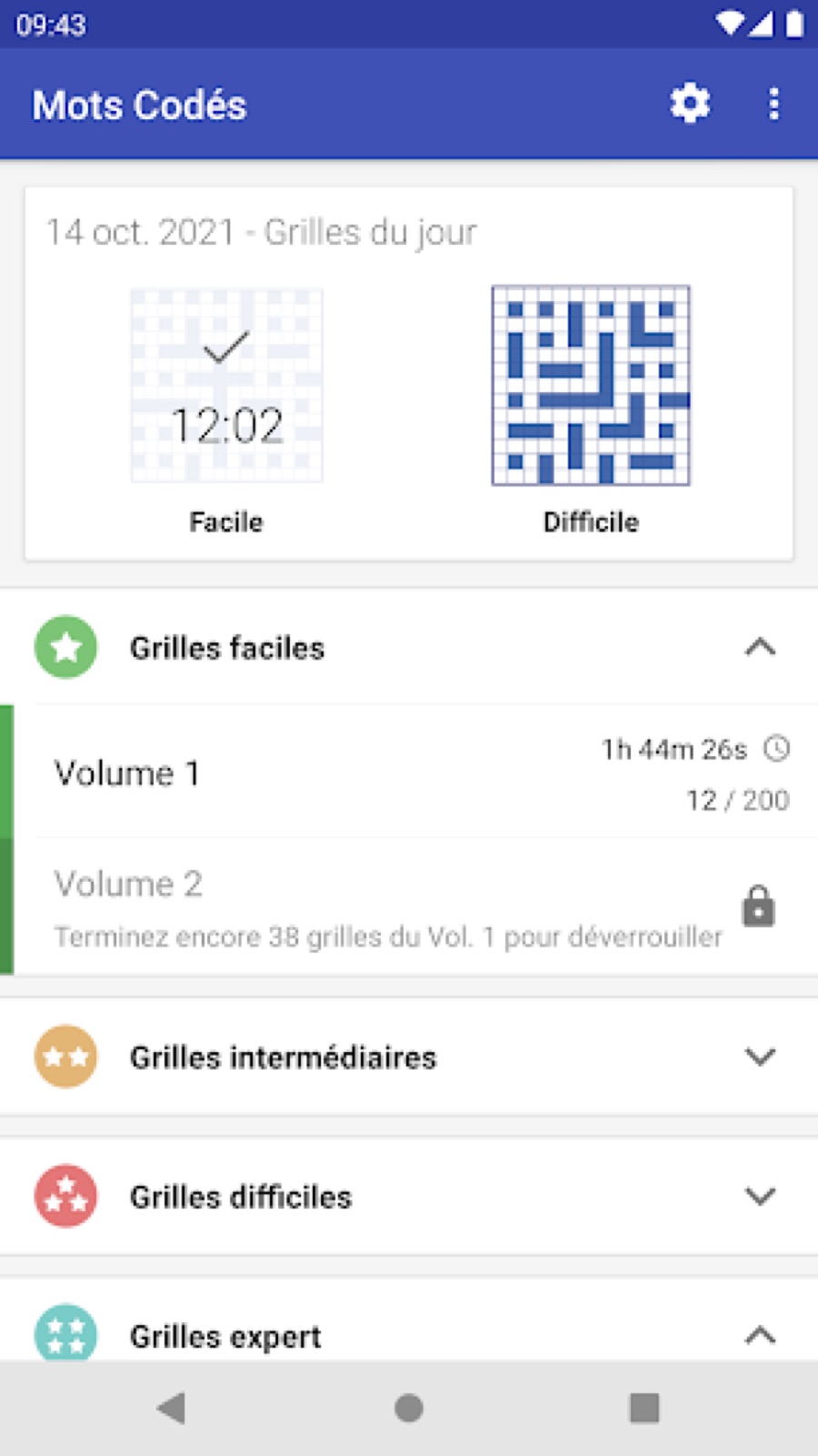 Capture d'écran 3 de Mots Codés (Mots croisés)