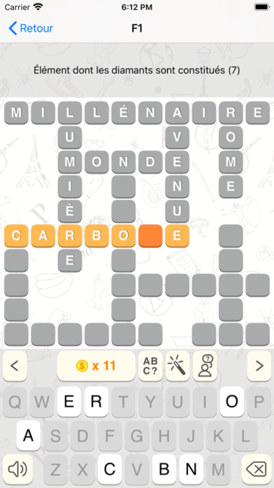 Capture d'écran 3 de Mots Croisés 10 Pro