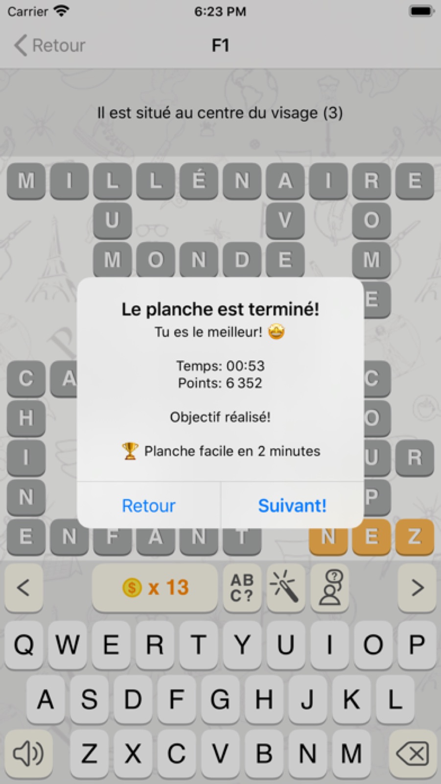 Capture d'écran 4 de Mots Croisés 10 Pro