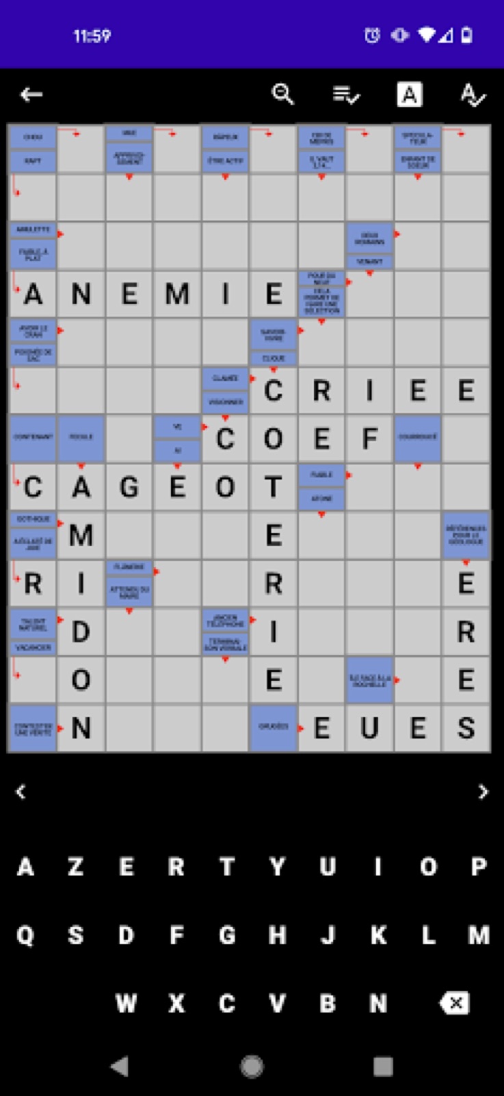 Couverture de Mots Fléchés Français