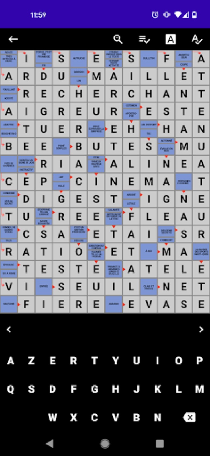 Capture d'écran 2 de Mots Fléchés Français