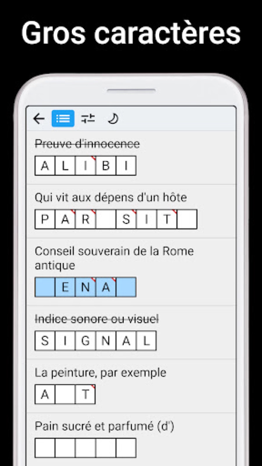Capture d'écran 4 de Mots Fléchés : Mots Croisés