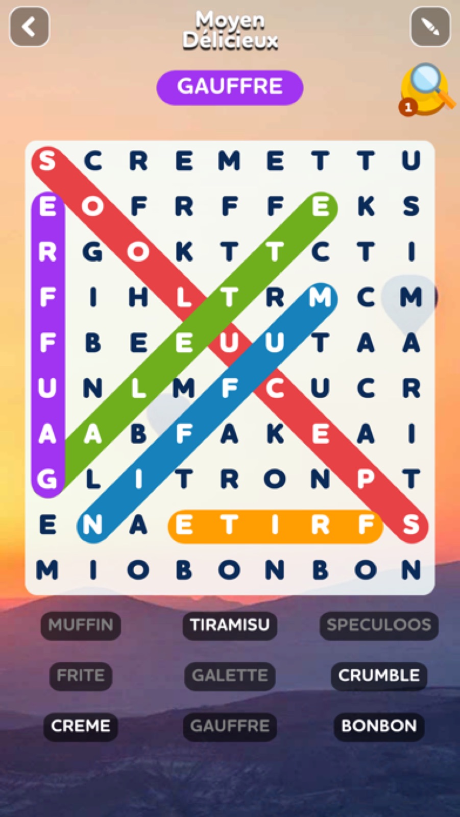 Capture d'écran 2 de Mots Mêlés - Jeu de Mots