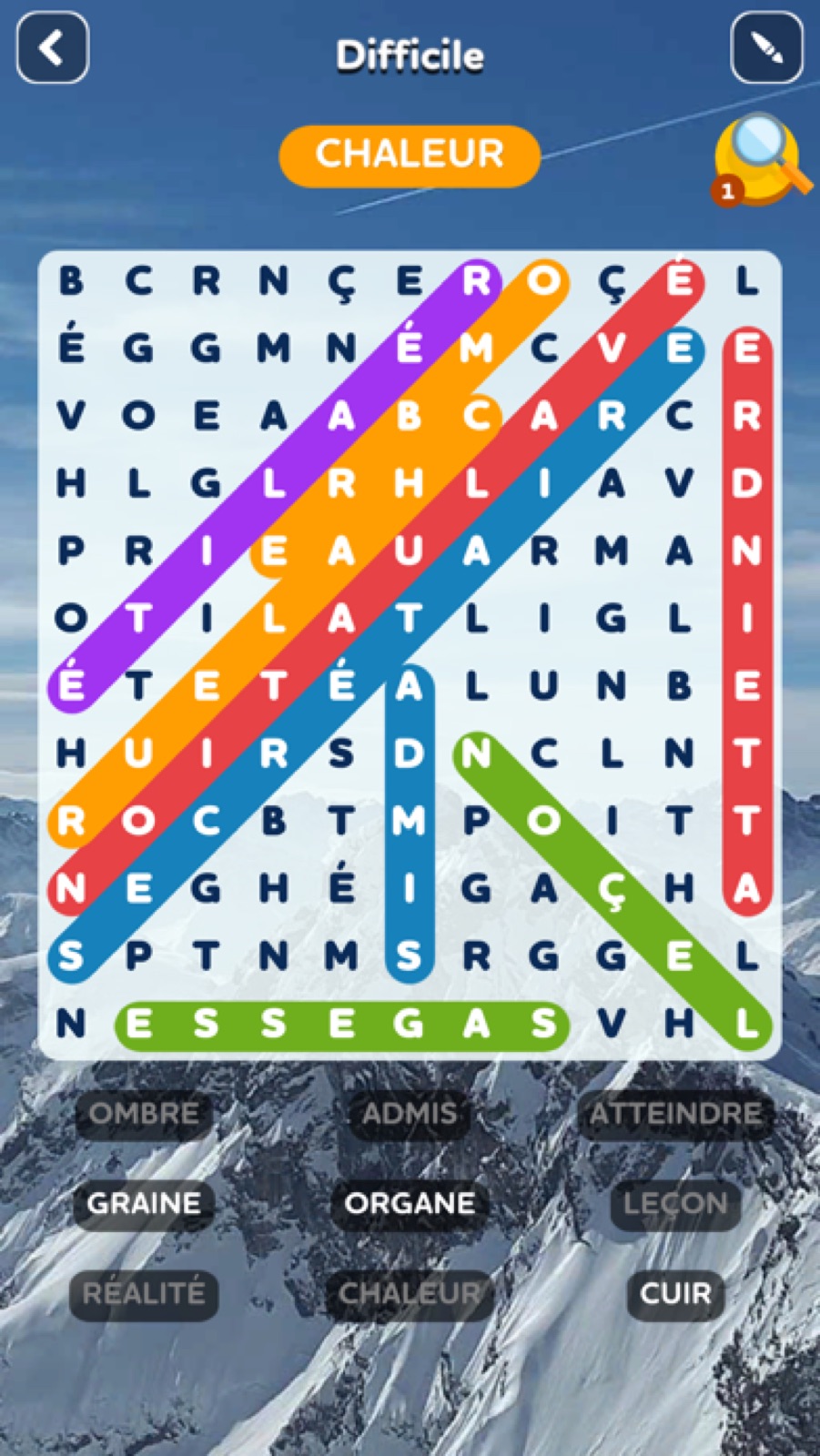 Capture d'écran 3 de Mots Mêlés - Jeu de Mots