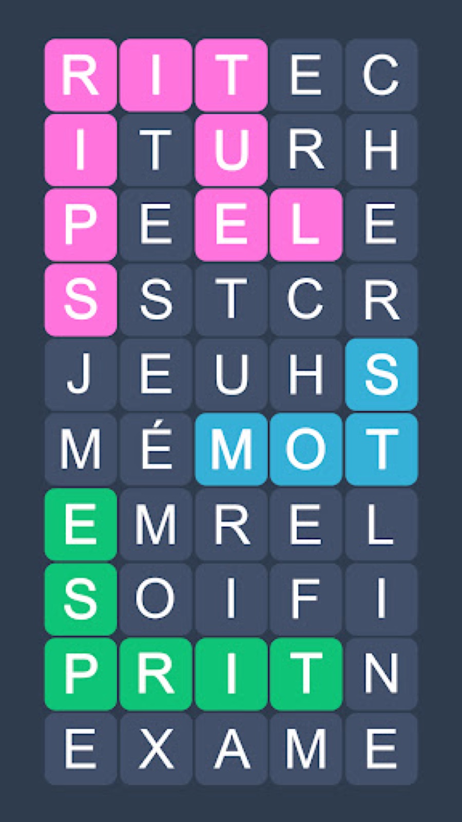 Couverture de Mots Mêlés - Fillwords