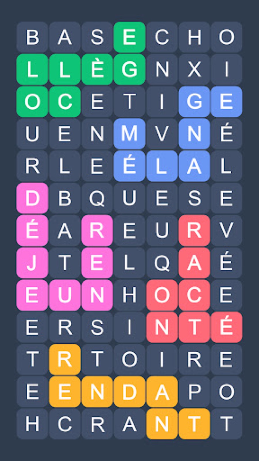 Capture d'écran 3 de Mots Mêlés - Fillwords