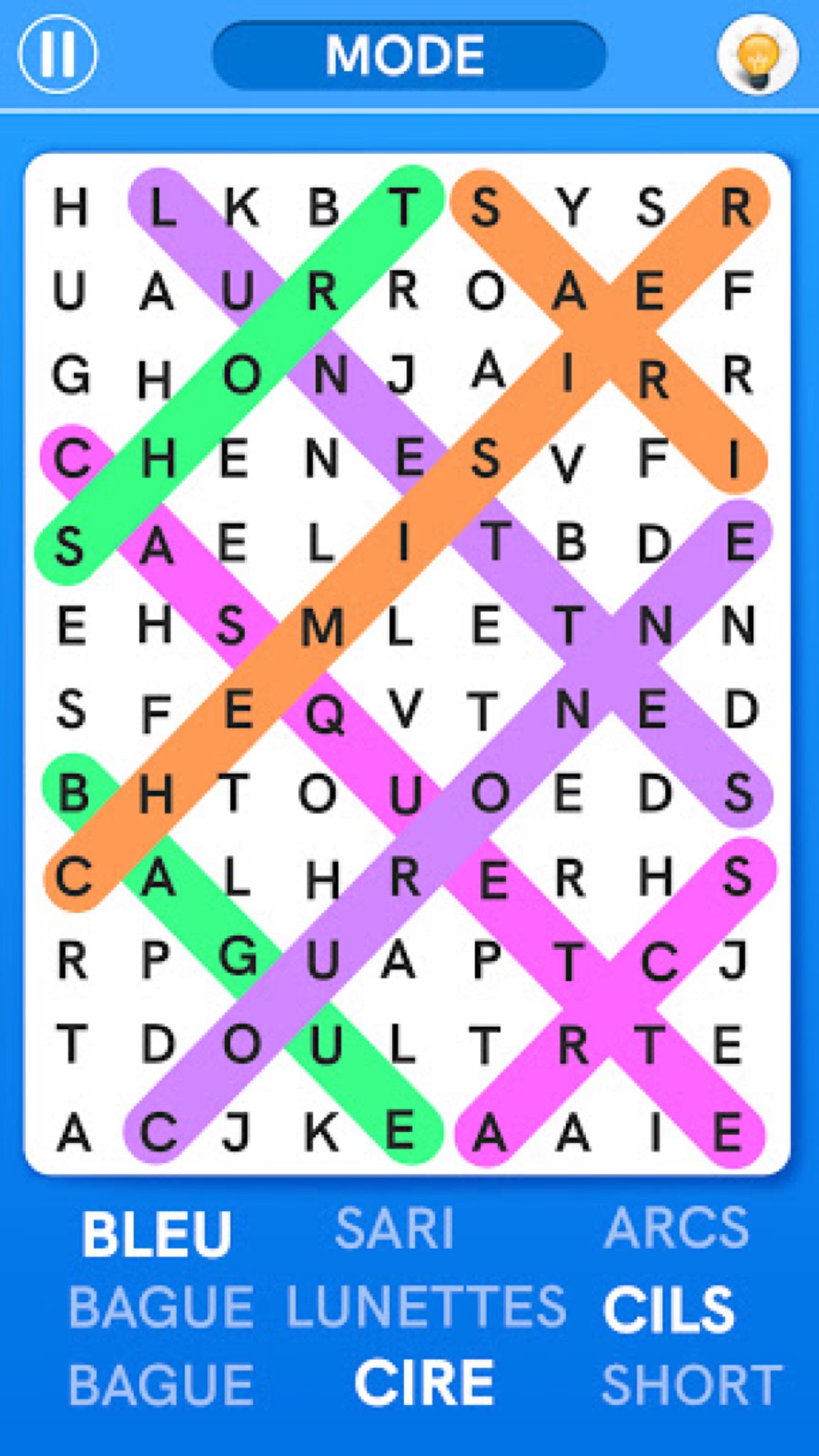 Capture d'écran 2 de Mots Mêlés: Jeu de Mots