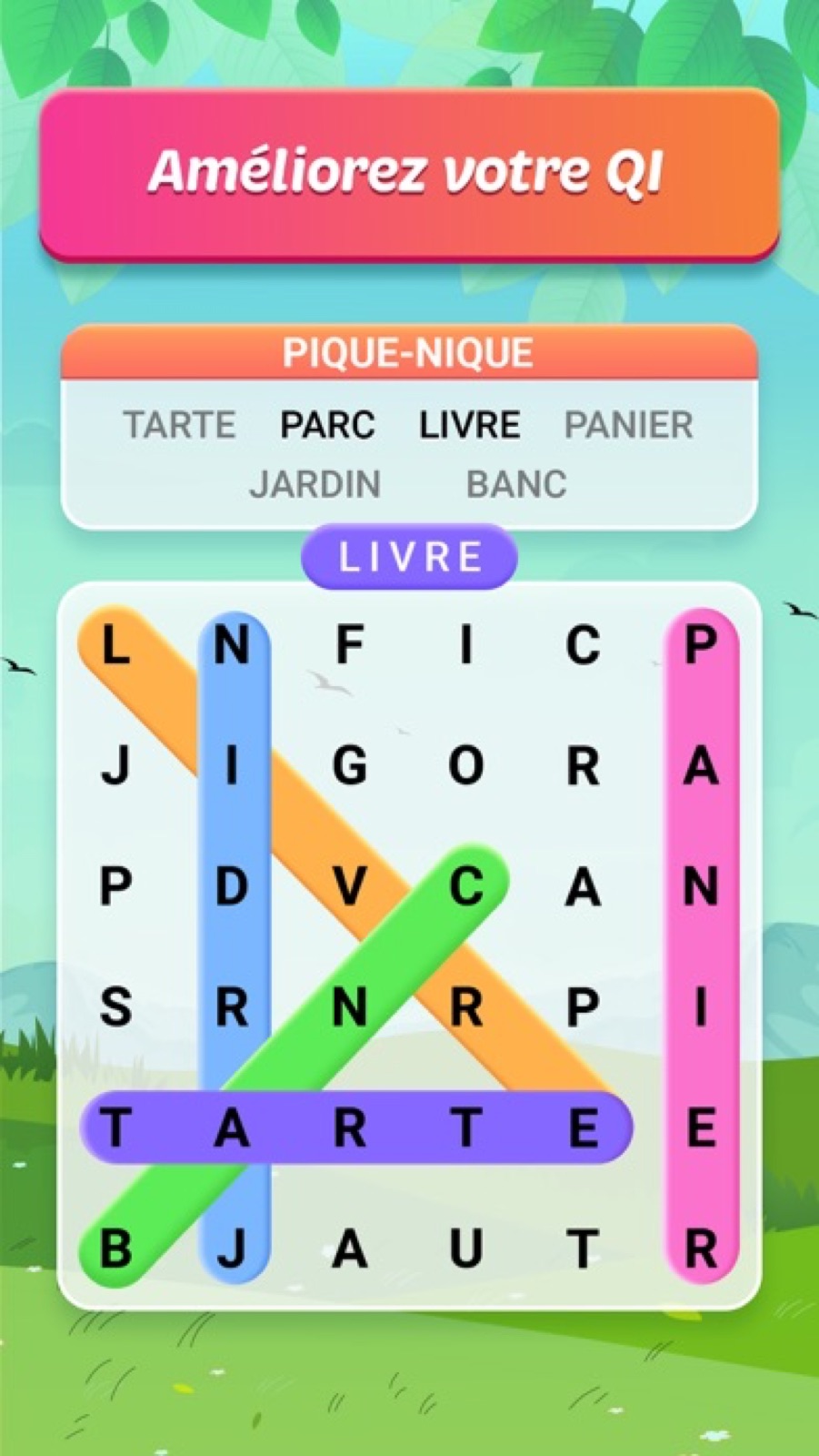 Capture d'écran 2 de Mots Mêlés : Jeu de Mots