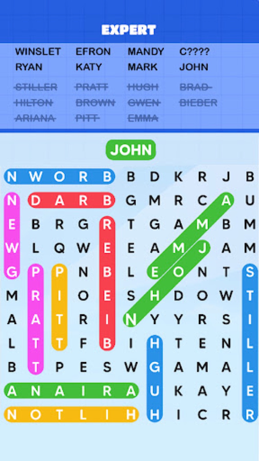 Capture d'écran 4 de Mots Mêlés Puzzle Challenge
