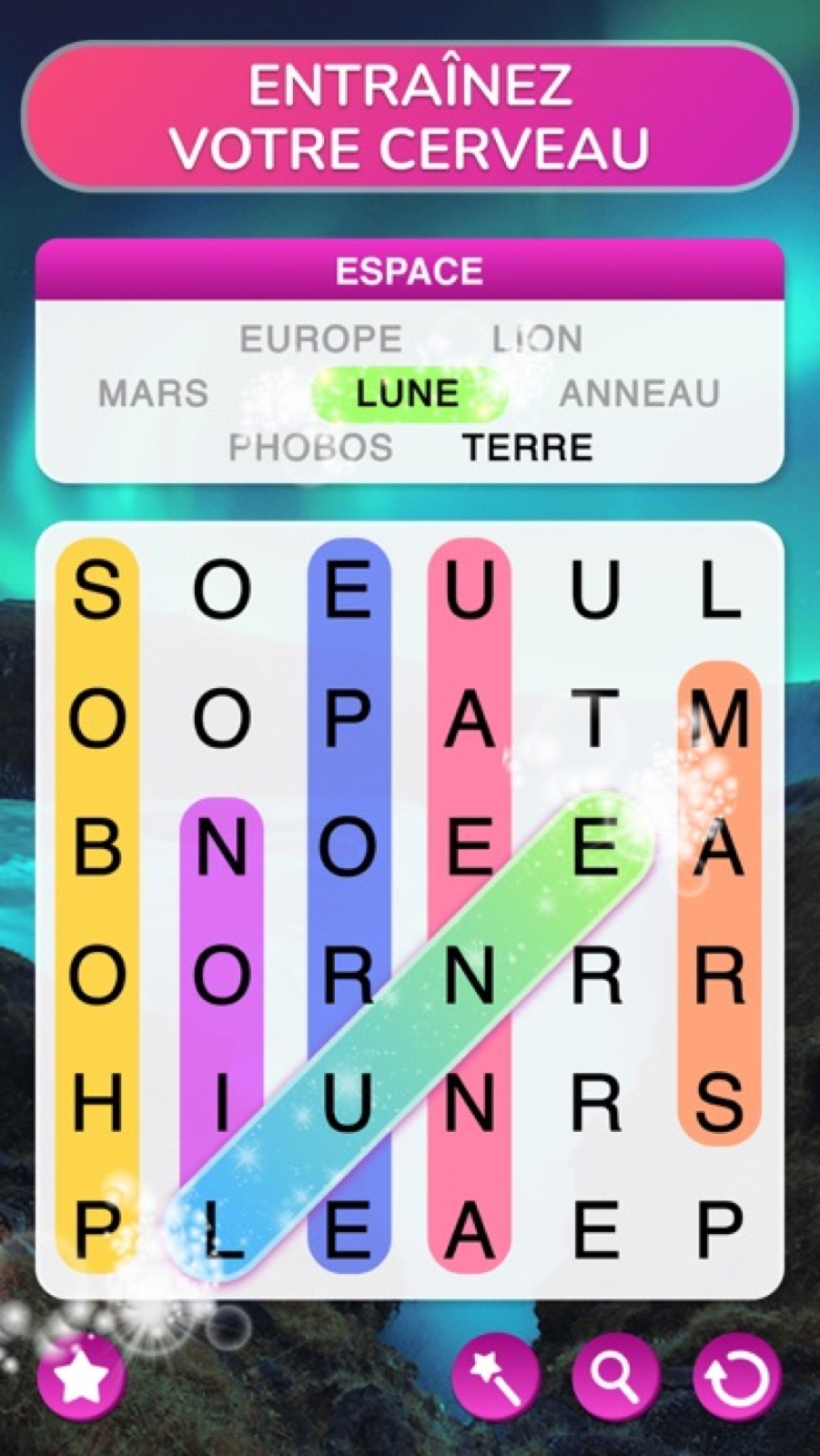 Capture d'écran 2 de Mots Mêlés Voyage
