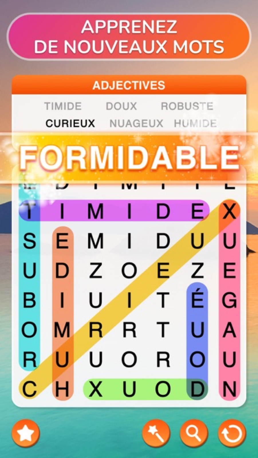 Capture d'écran 3 de Mots Mêlés Voyage