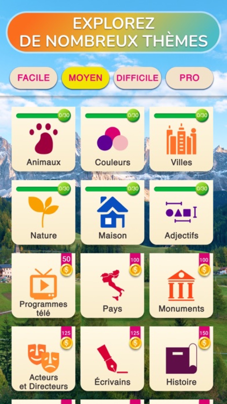 Capture d'écran 4 de Mots Mêlés Voyage