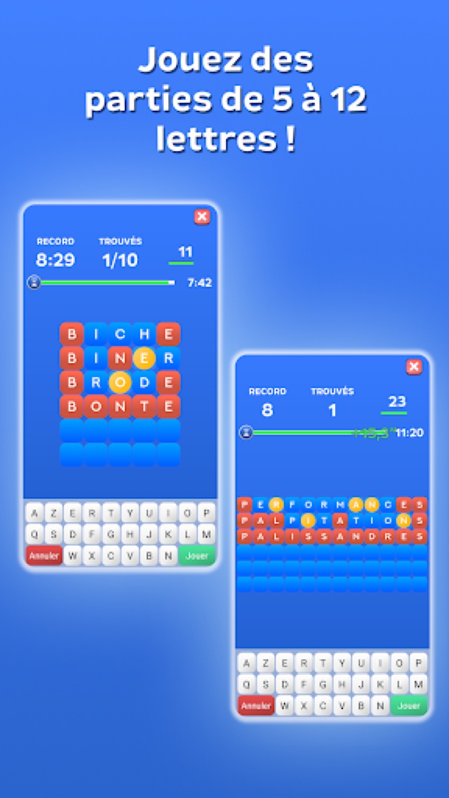 Capture d'écran 2 de Play Motus - Jeu de lettres