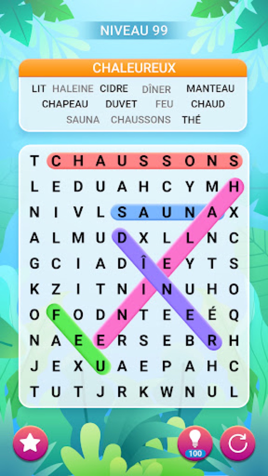 Capture d'écran 4 de Recherche de mots - Relax