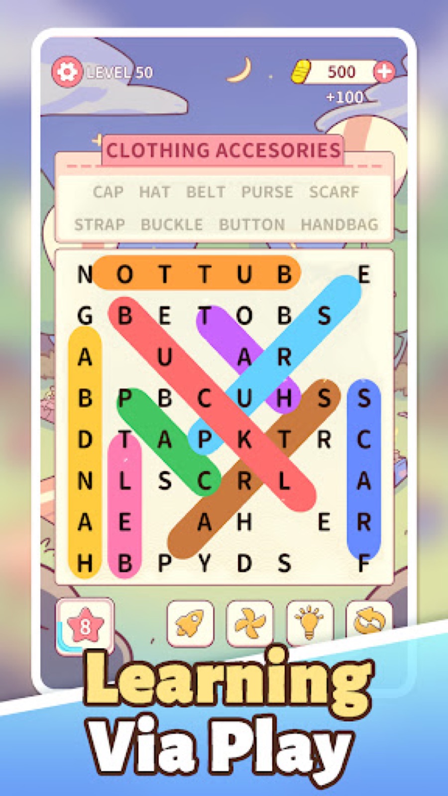 Capture d'écran 4 de Ring of Words 2: Mots Search