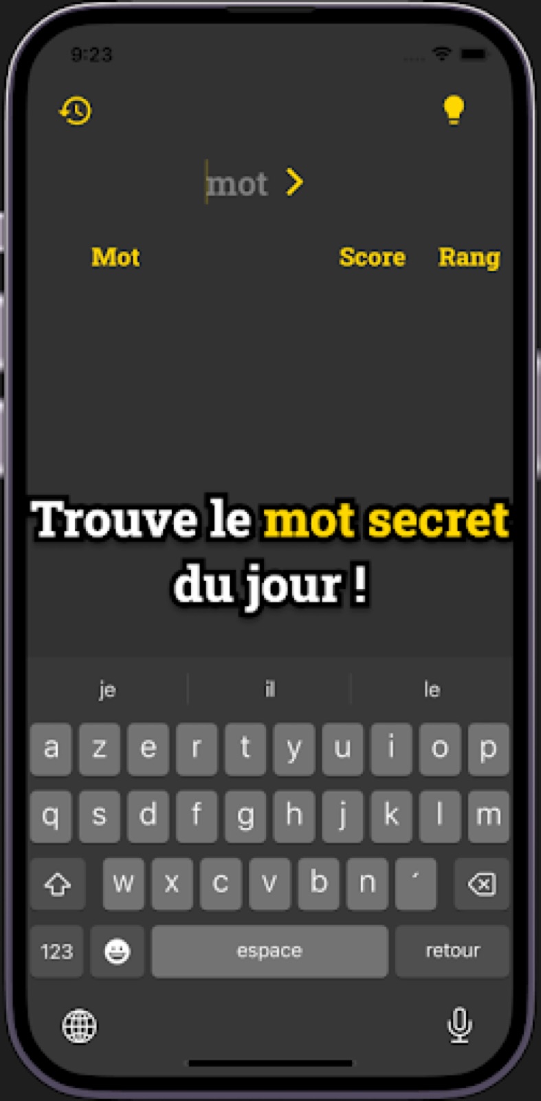 Couverture de romot - Mot secret du jour