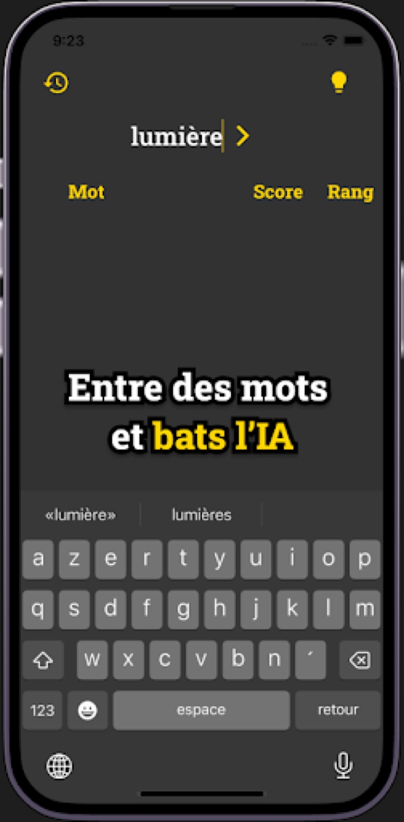 Capture d'écran 2 de romot - Mot secret du jour