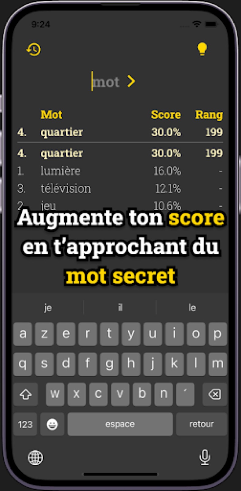 Capture d'écran 3 de romot - Mot secret du jour