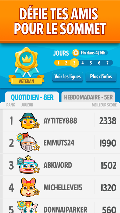 Capture d'écran 4 de Ruzzle