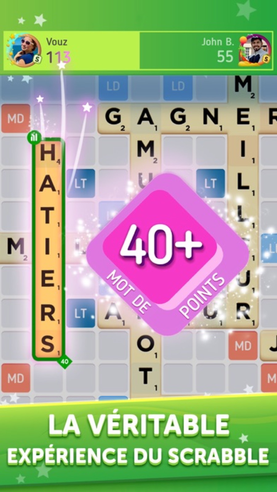 Capture d'écran 2 de Scrabble GO: La Fête des Mots