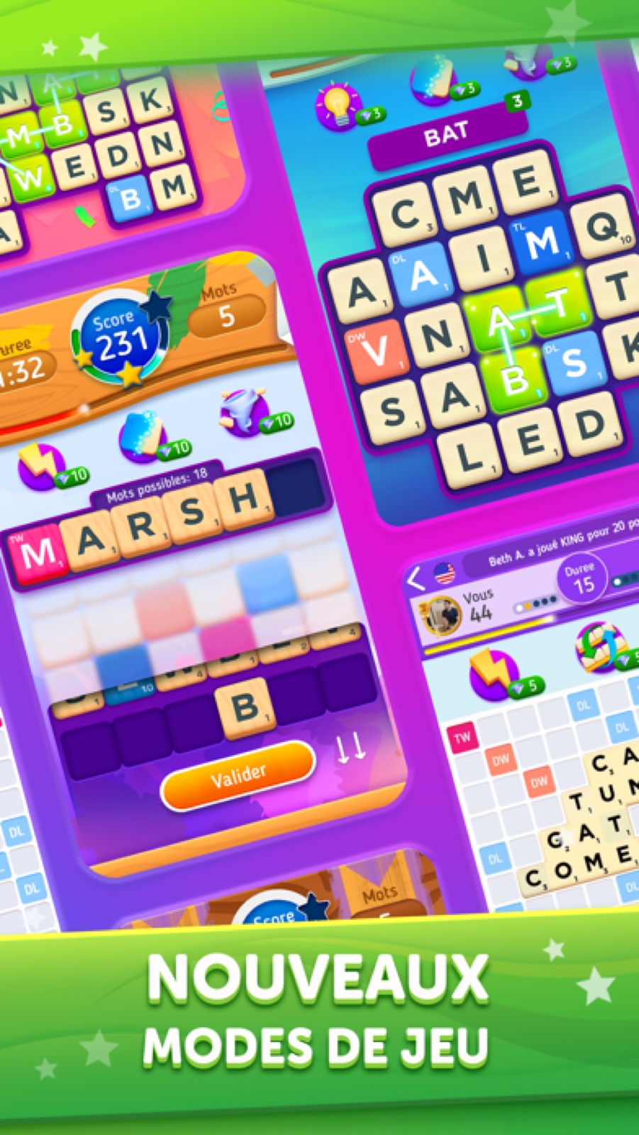 Capture d'écran 3 de Scrabble GO: La Fête des Mots